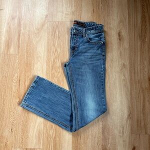 Rock & Roll Boys Jeans Size 20R BB Gun Regular Fit Boot Cut Distressed BB-1787